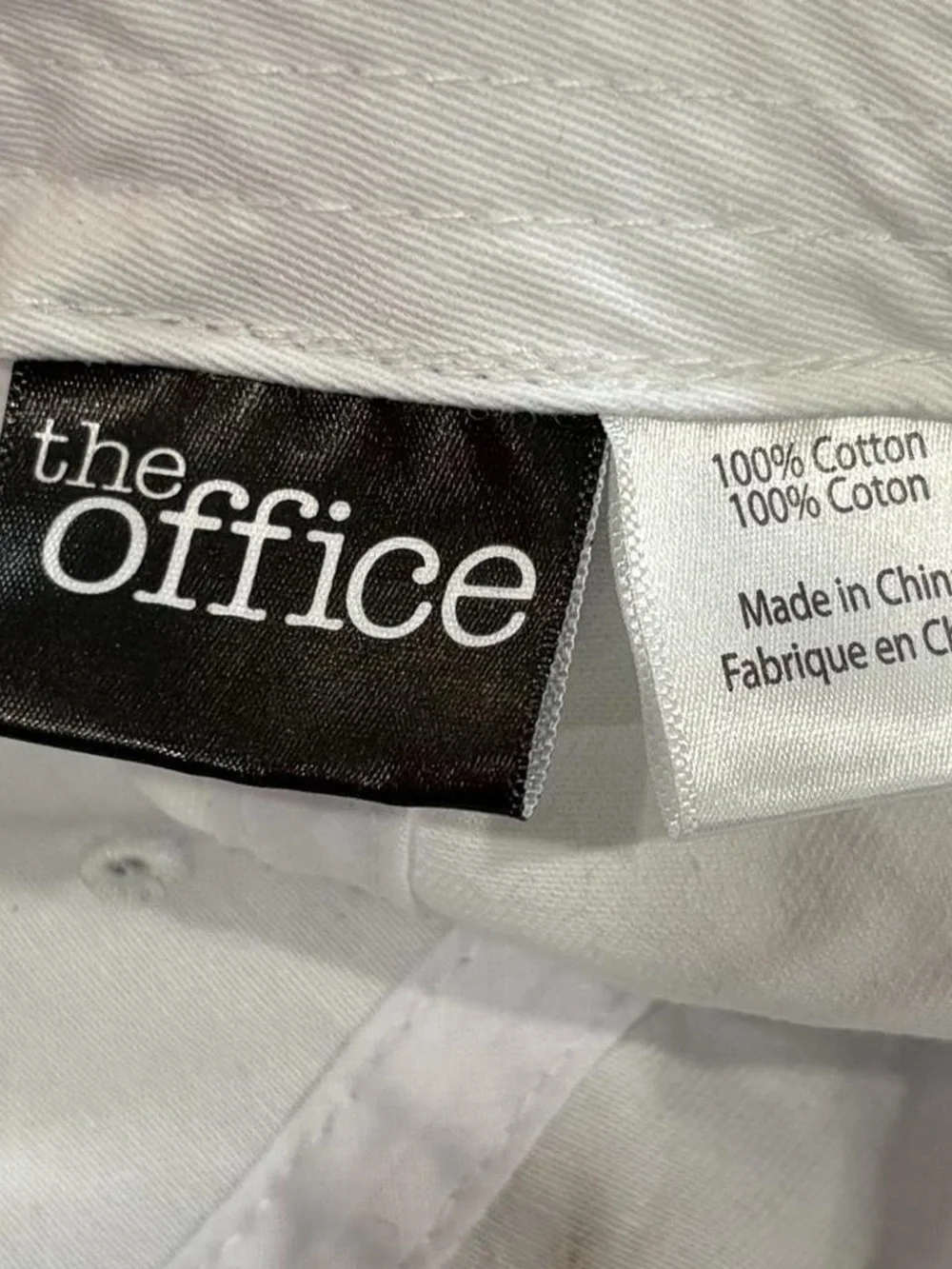 The Office Dunder Mifflin white baseball cap